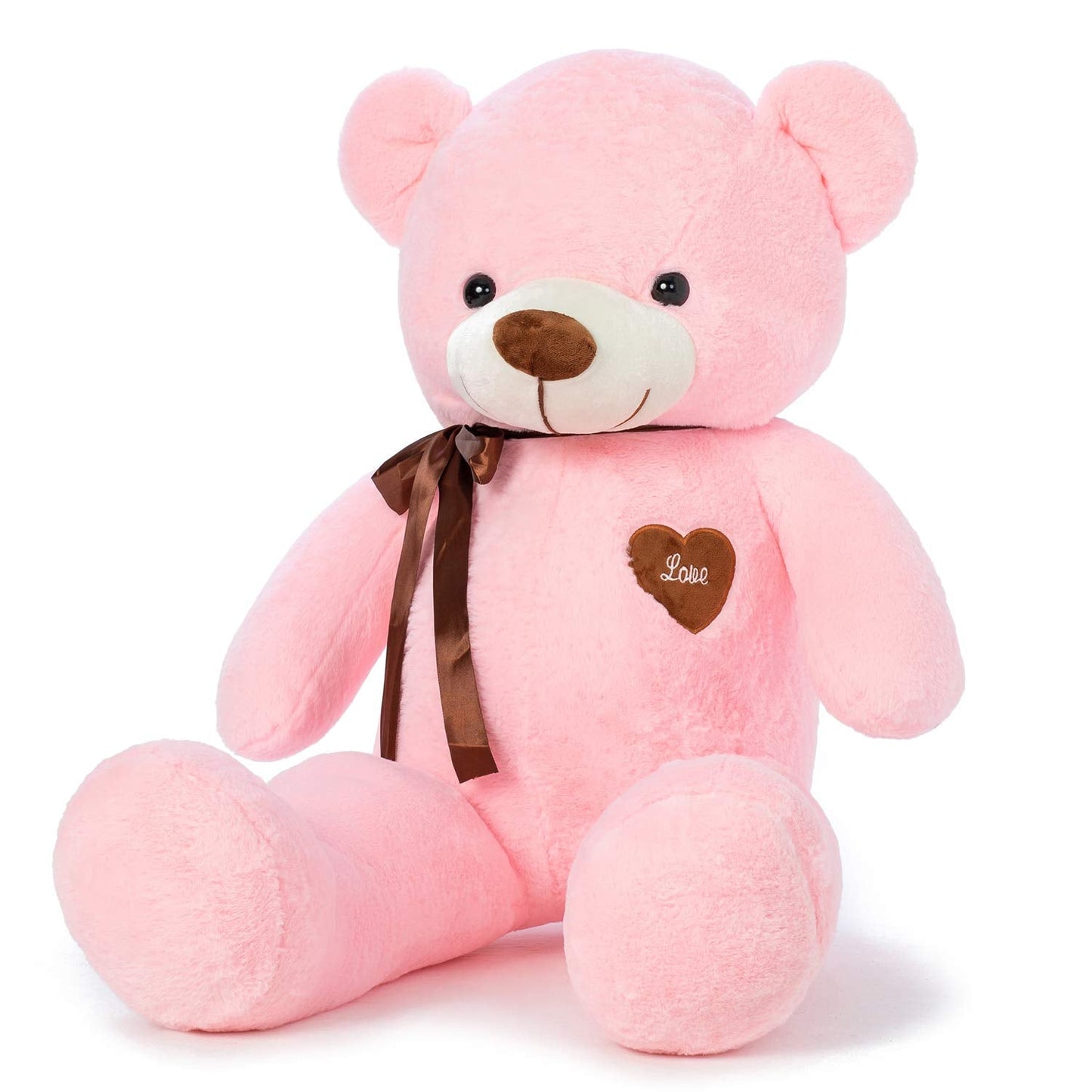 Giant Teddy Bear – 31.5" Large Plush Stuffed Animal with Love Heart & Ribbon